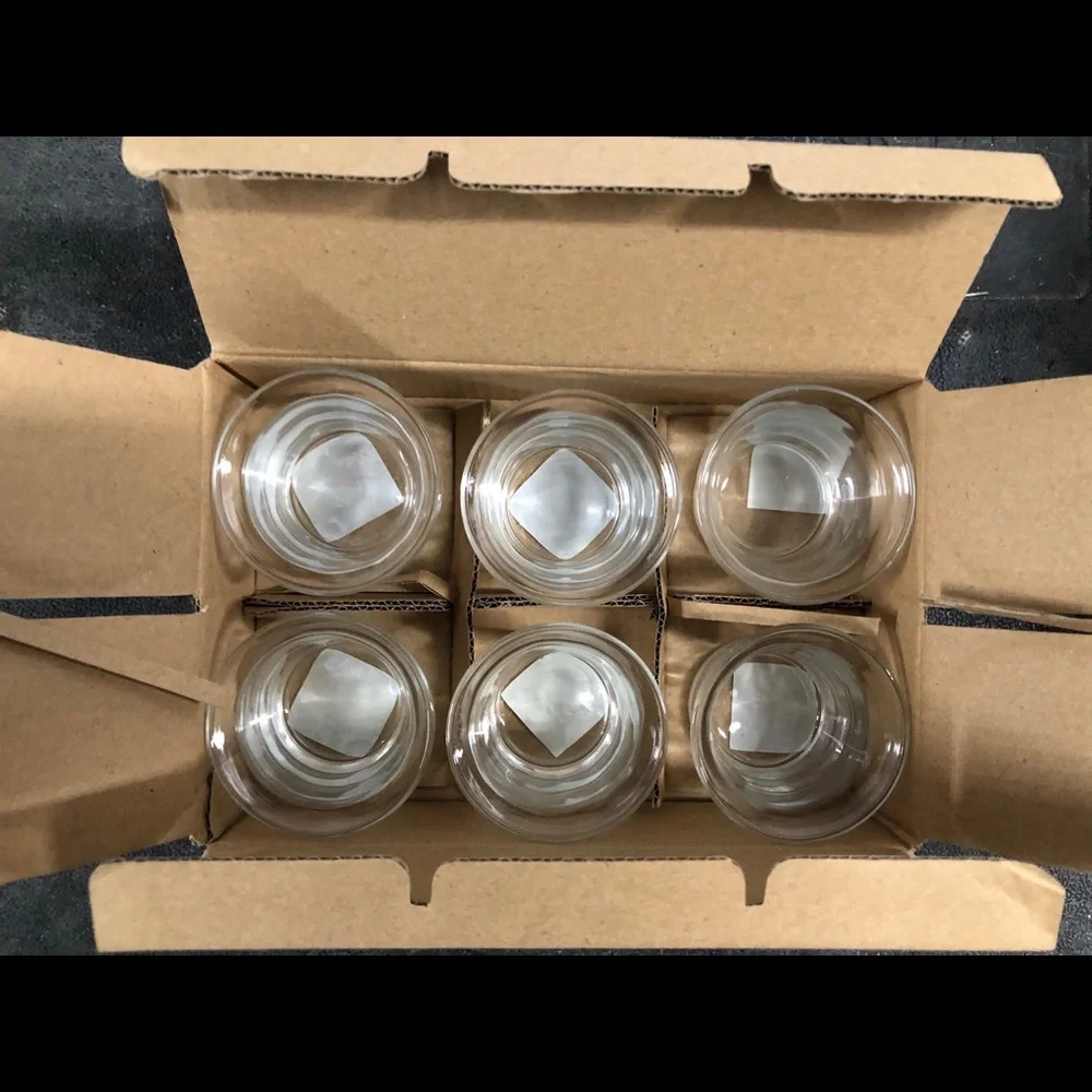 COPY - Votive glass candle with lip total of 25